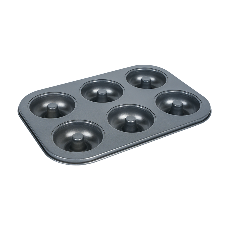 B208 6 Cavity Doughnut Baking Pan
