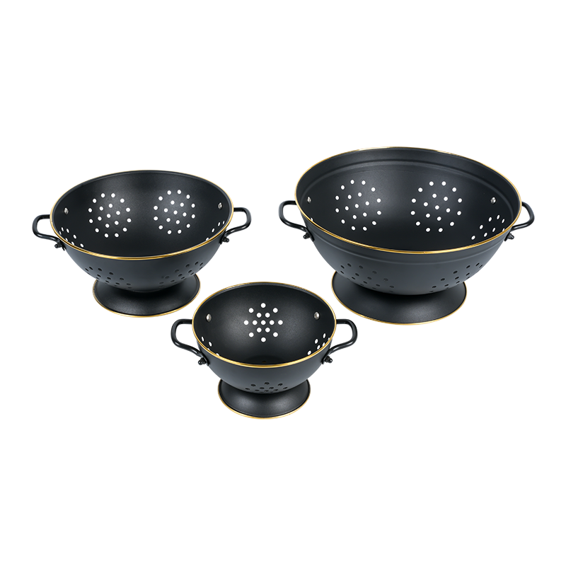 K03-1 Metal Colander with Handles