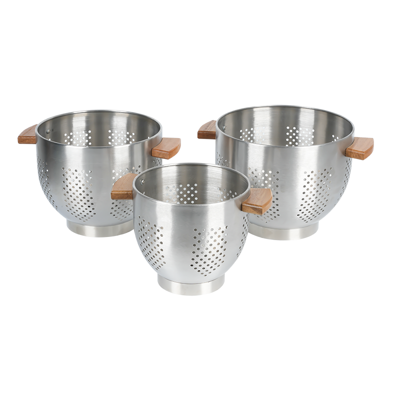 L01 Stainless Steel Colander Cookware
