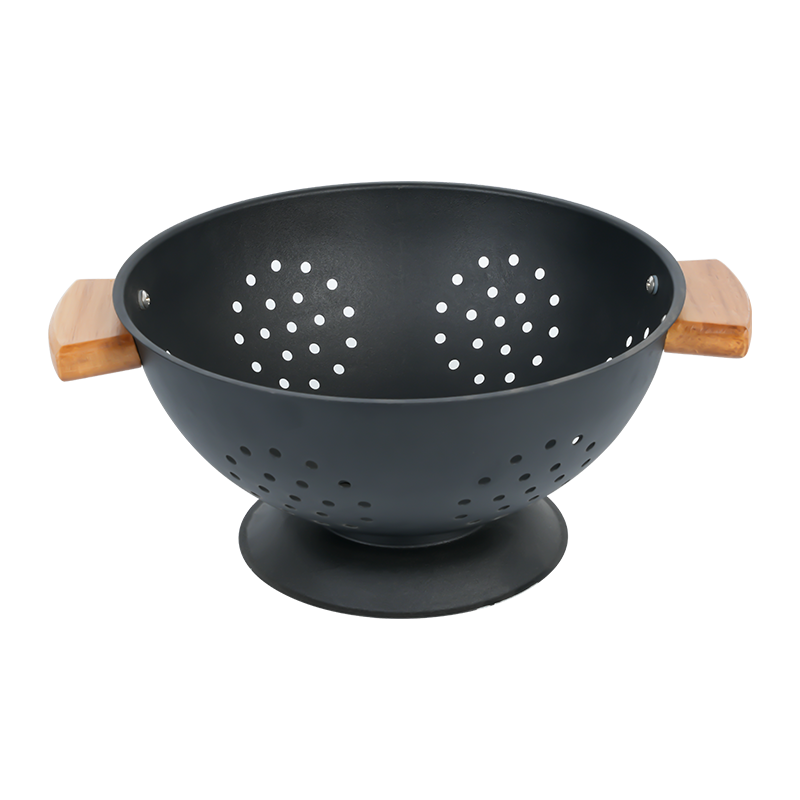 K12 Metal Colander with Wood Handle