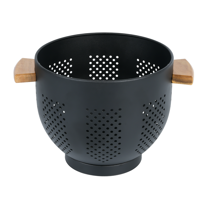 K12 Metal Colander with Wood Handle