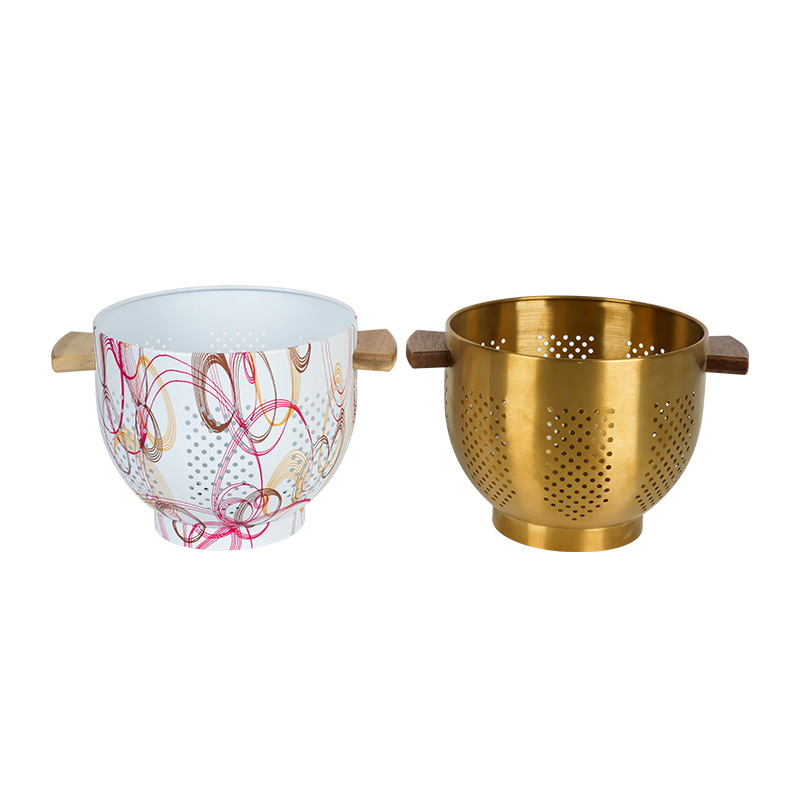 L02 Stainless Steel Colander With Handle