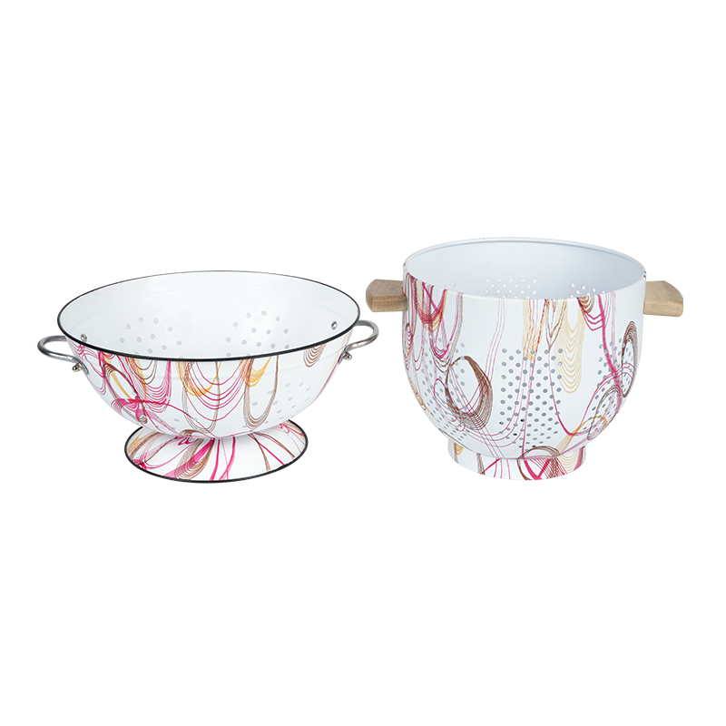 K13 Modern Enamel Colander