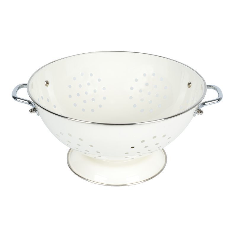 K04 Retro Enamel Colander