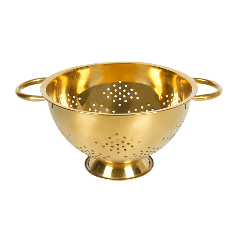 Gold Stainless Steel Colander