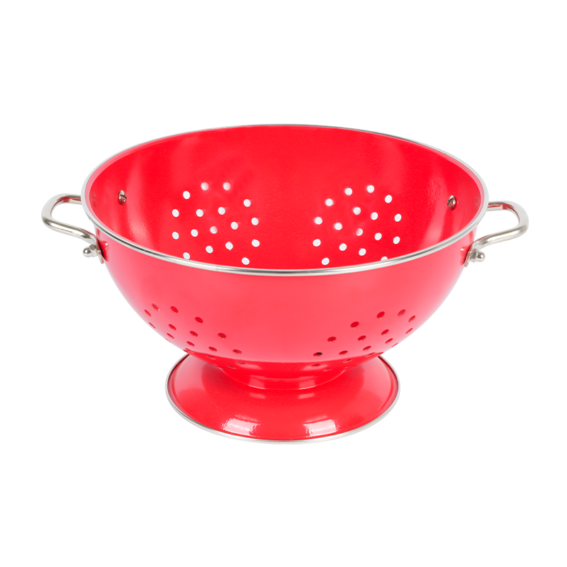 Red Powder Coated Colander