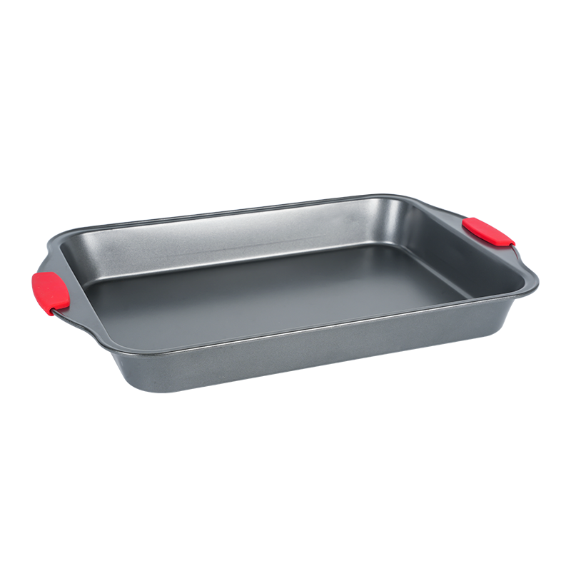 H06 Nonstick Baking Pan With Silicone Handles