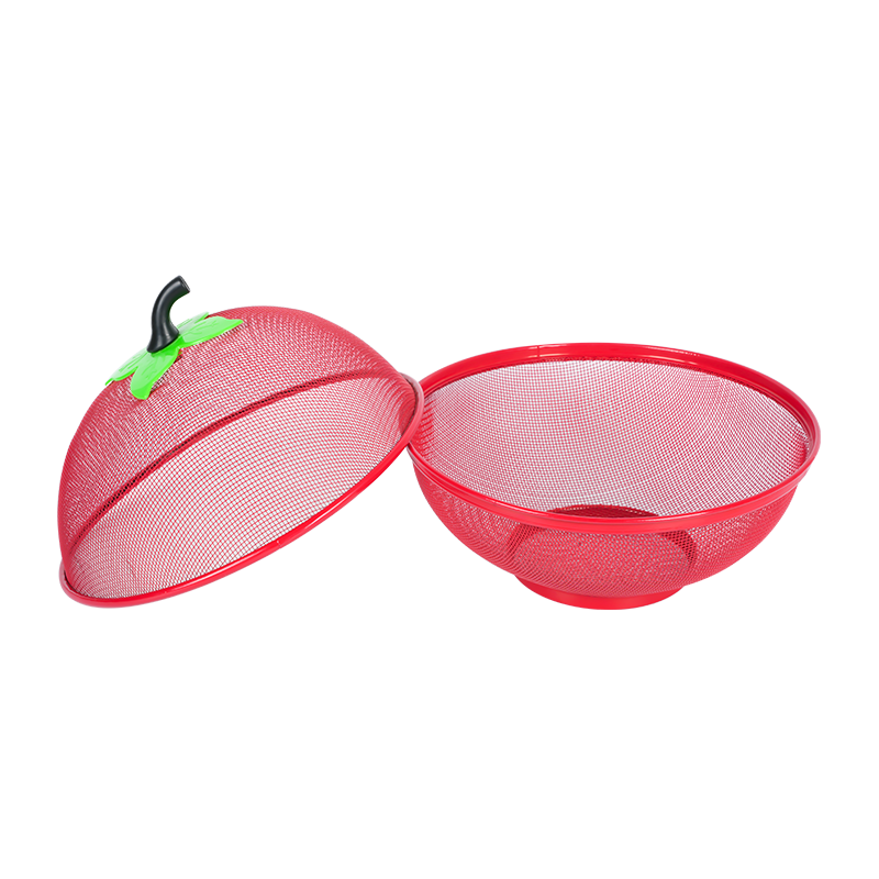 Mesh Fruit Basket with Lid