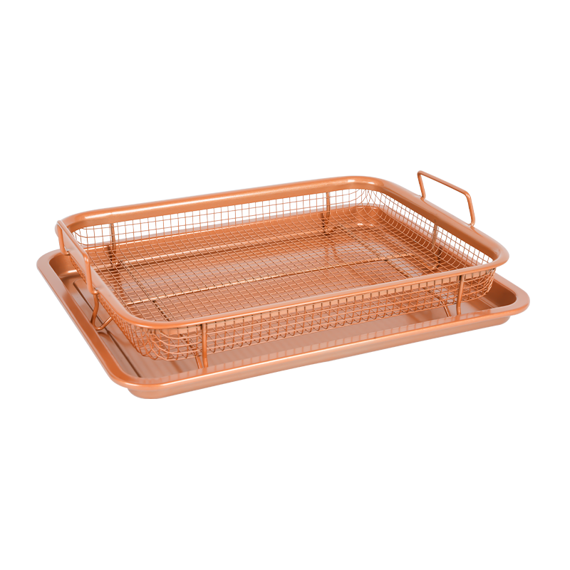 E10 Copper Oven Mesh Roasting Tray